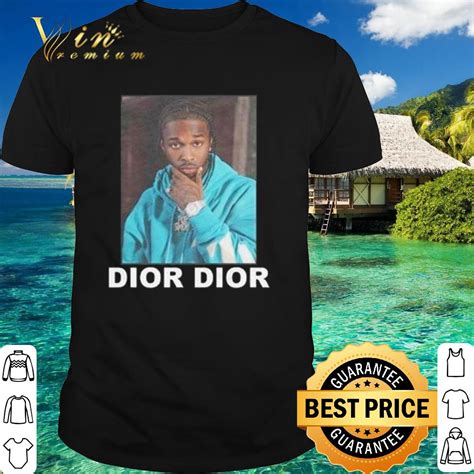 pop smoke dior shirt for sale|Pop Smoke Dior download.